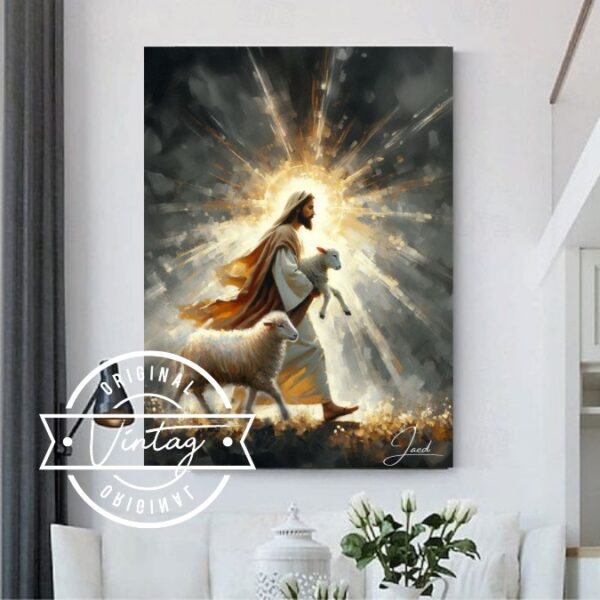 15 (4) cuadro buen pastor cuerpo completo