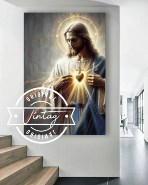 cuadro divina misericordia de perfil