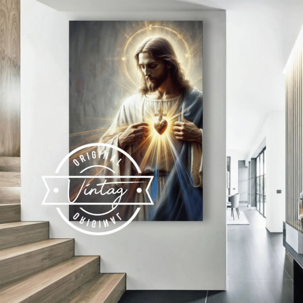 cuadro divina misericordia de perfil