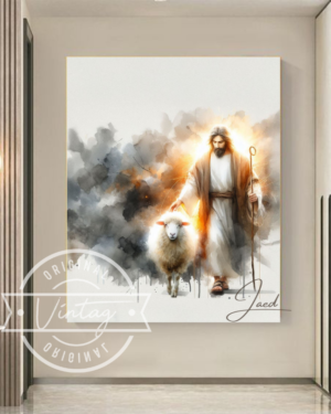cuadro el buen pastor