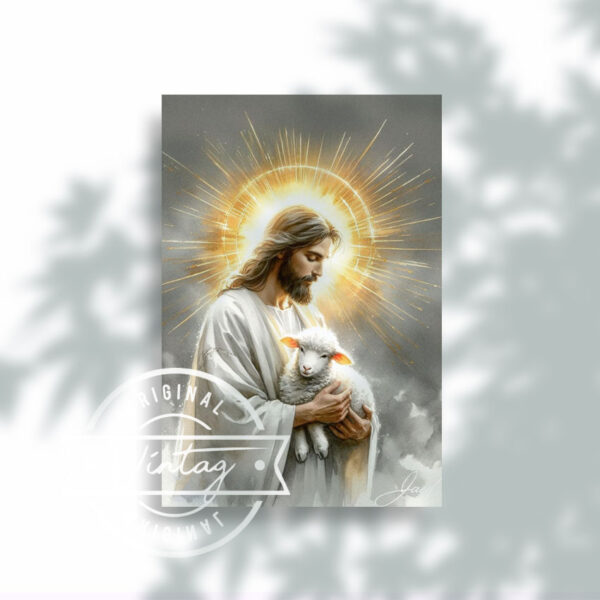 Abrazando el alma: Jesús y la oveja