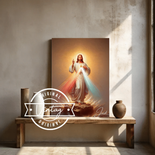 cuadro de la divina misericordia cuerpo completo