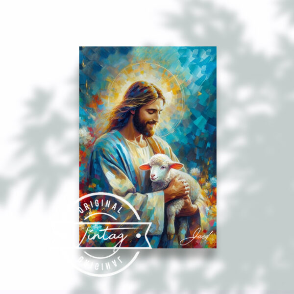 El Buen Pastor: Armonía de luz y color