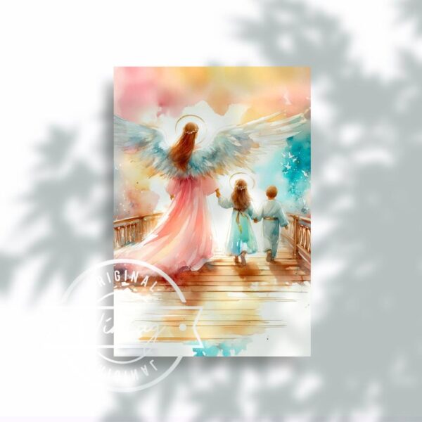 Ángel de luz divina