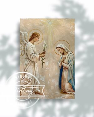 Anunciación del angel a maria (3) La flor: Anunciación del Ángel a María