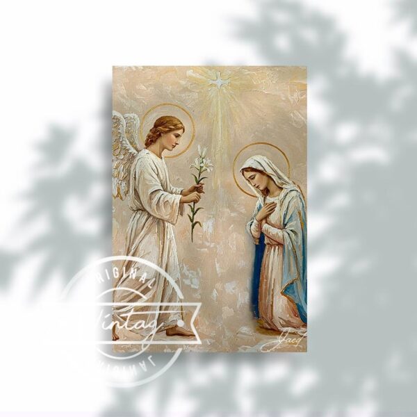 La flor: Anunciación del Ángel a María