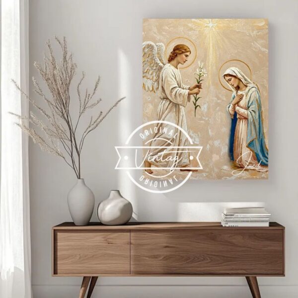 La flor: Anunciación del Ángel a María