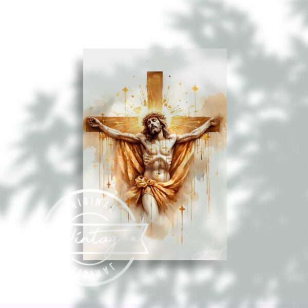 CRUCIFICADO (7) Cruz dorada