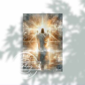 Resplandor divino sobre las aguas