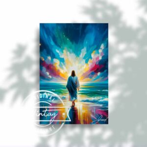 Luz celestial sobre las aguas