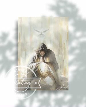Oración y luz celestial