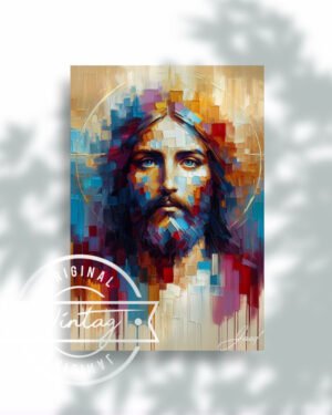Cristo en Colores Celestiales