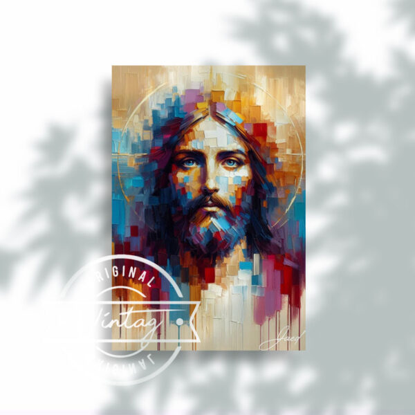 Cristo en Colores Celestiales