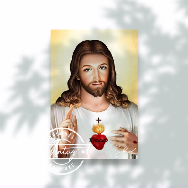 Sagrado Corazón en Su Mirada de Amor