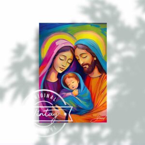 sagrada famila (15) Colores celestiales de la familia divina