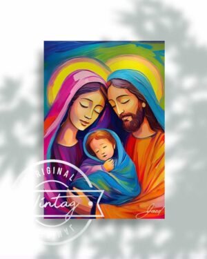 Colores celestiales de la familia divina