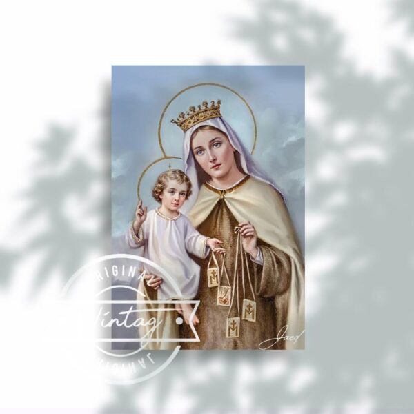 virgen del carmen (4) La Reina del escapulario: Protección celestial