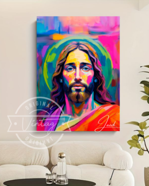 cuadro contemporaneo de jesus