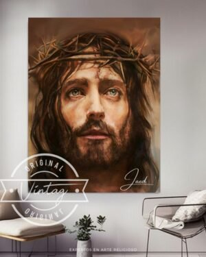 cuadro del rostro de jesus