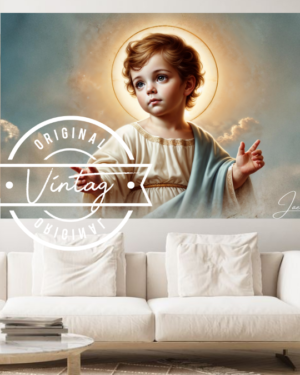 cuadro pintado del niño jesus para niños