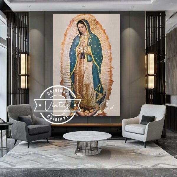 Lienzo de Luz: Virgen de Guadalupe