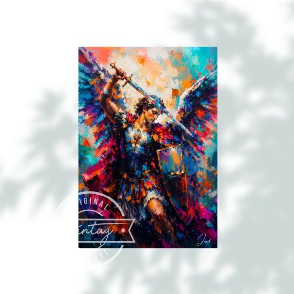 - cuadro-arcangel-miguel-batalla-luz-1 Arcángel Miguel Victoria Espiritual