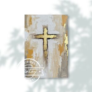 Cruz Dorada en Fe