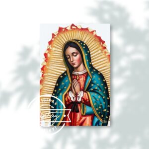 Virgen de Guadalupe Resplandor Dorado