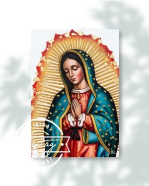 Virgen de Guadalupe Resplandor Dorado