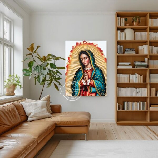Virgen de Guadalupe Resplandor Dorado