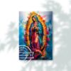 cuadro-virgen-guadalupe-vibrante-1 Virgen de Guadalupe Resplandor de Fe