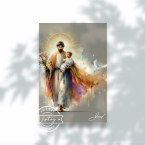 San José con el Niño Jesús: Camino de Fe