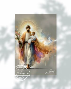 San José con el Niño Jesús: Camino de Fe