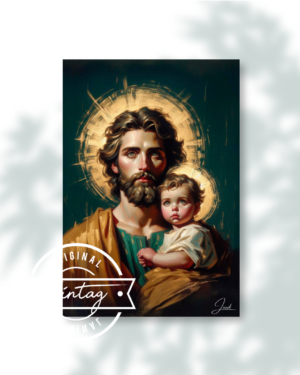 San José con el Niño Jesús: Custodio y Protector