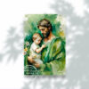 San José con el Niño Jesús: Esperanza y Vida