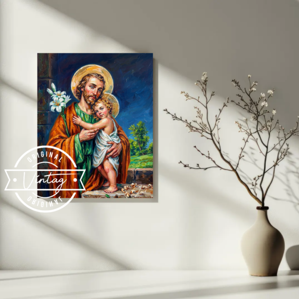 san-jose-nino-jesus-proteccion-eterna (2) San José con el Niño Jesús: Protección Eterna