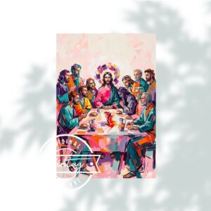 Santa Cena en Colores de Fe