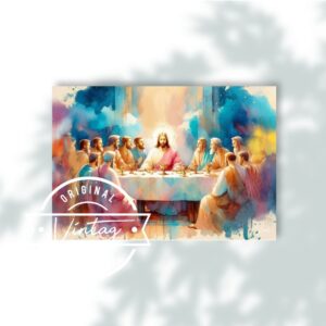 Santa Cena en Luz Pastel