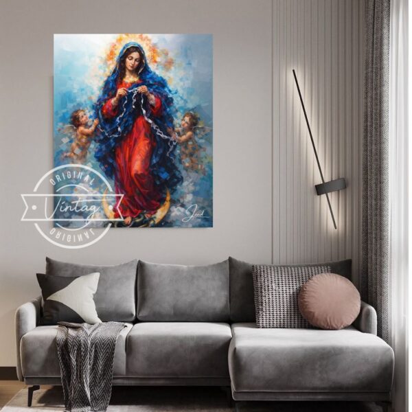 - virgen-desatanudos-colorida-serpiente-2 Virgen Desatanudos Liberación Divina