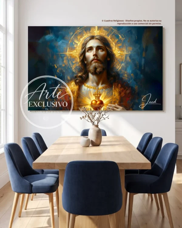 Sagrado Corazón de Jesús — Fuego en la noche