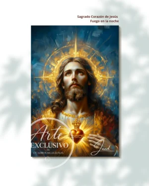 Sagrado Corazón de Jesús — Fuego en la noche