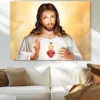 Sagrado Corazón de Jesús — Tradicional en luz dorada