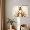virgen-de-fatima-abrazo-de-luz-horizontal Cuadro moderno de la Virgen de Fátima — Abrazo de luz