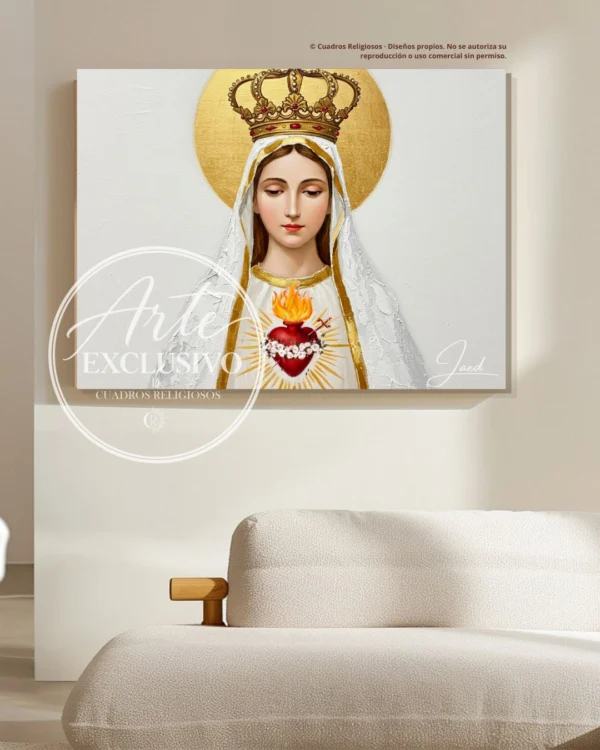 Cuadro de la Virgen de Fátima — Amor que permanece