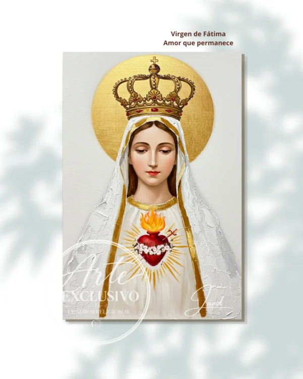 Cuadro de la Virgen de Fátima — Amor que permanece