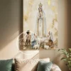 Cuadro de la Virgen de Fátima para sala — Bajo tu mirada