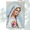 Cuadro moderno de la Virgen de Fátima — Dulce refugio