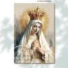 Cuadro de la Virgen de Fátima para sala — El silencio de María