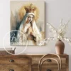 Cuadro de la Virgen de Fátima para sala — El silencio de María