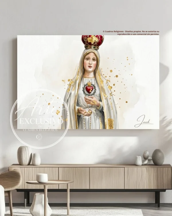 Cuadro de la Virgen de Fátima — En tu corazón